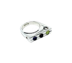Statement Ring - Traffic Light Design in Sterling Silver by Tg-Jewellery By Tamara Gervasio (traffic-light-ring-one-of-a-kind)