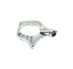 Statement Ring – Bold Geometric Design with Choice of Gemstones by Tg-Jewellery By Tamara Gervasio (pyramid-ring-sterling-silver-925-with-cabochon-peridot-amethyst-or-iolite)