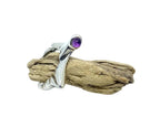 Statement Ring – Bold Geometric Design with Choice of Gemstones by Tg-Jewellery By Tamara Gervasio (pyramid-ring-sterling-silver-925-with-cabochon-peridot-amethyst-or-iolite)