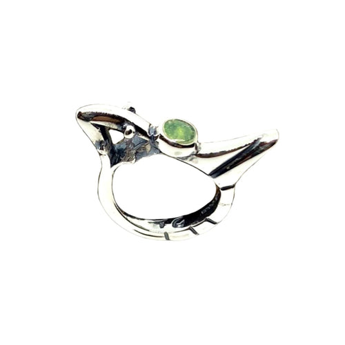 Bird Ring – Bold Sterling Silver Statement Piece by Tg-Jewellery By Tamara Gervasio (bird-ring-sterling-silver-925-with-ceramic-enamel-or-green-jade)