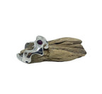 Sterling Silver Ring – Organic Sea Slug Design with Gemstone by Tg-Jewellery By Tamara Gervasio (sea-slug-ring-sterling-silver-925-with-cabochon-iolite-peridot-or-garnet)