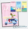 Vintage Poster - Ooh La La French Riviera Style by Becky Bettesworth by BeckyBettesworth (ooh-la-la)