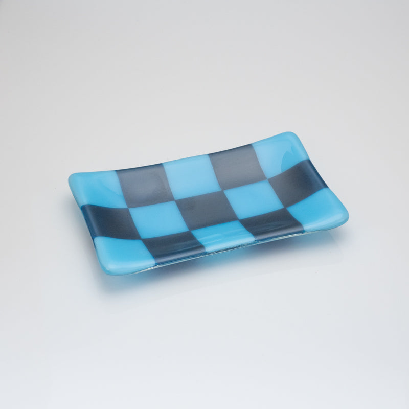 15x8cm Chequered Dual Coloured Medium Tray - Bullseye Collection