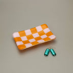 12x7cm Chequered Dual Coloured Small Tray - Bullseye Collection