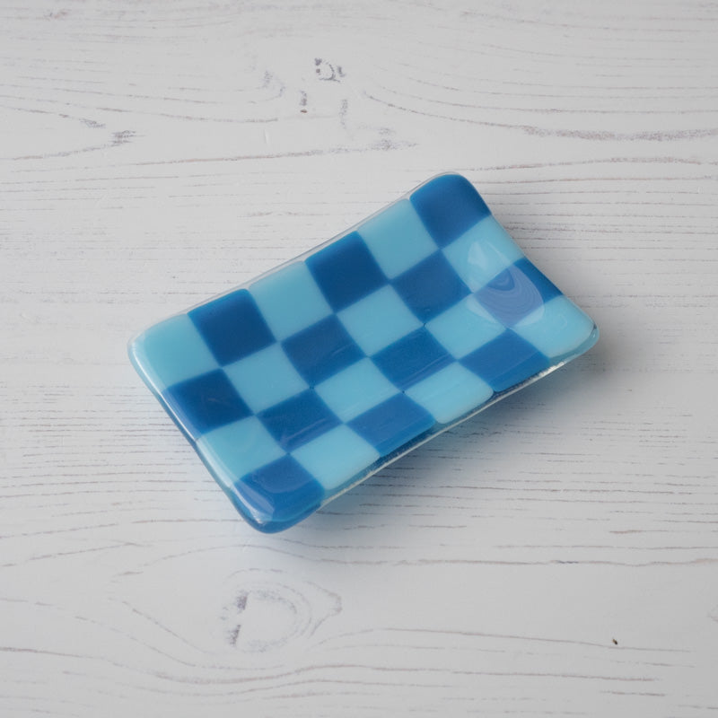 12x7cm Chequered Dual Coloured Small Tray - Bullseye Collection