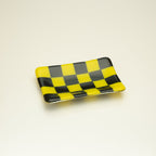 12x7cm Chequered Dual Coloured Small Tray - Bullseye Collection