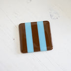 10cm Striped Dual Coloured Coaster - Bullseye Collection