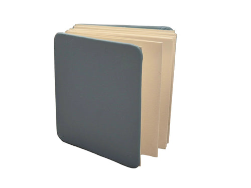 Concertina Sketchbook - 5x5 Watercolour with Faux Leather Cover by JustGoSketching (concertina-watercolour-sketchbook-5x5-inch-faux-leather-hardback-300gsm-saunders-waterford-paper)
