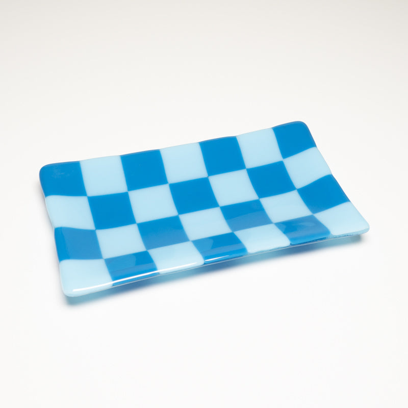 21x12cm Chequered Dual Coloured Large Tray - Bullseye Collection