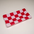 21x12cm Chequered Dual Coloured Large Tray - Bullseye Collection