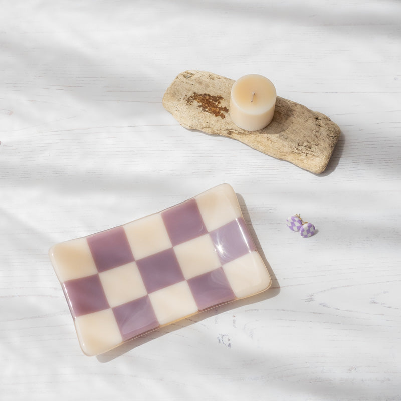 15x8cm Chequered Dual Coloured Medium Tray - Bullseye Collection