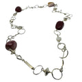Mookaite Jasper Necklace - One of a Kind Statement Design by Tg-Jewellery By Tamara Gervasio (mookaite-jasper-necklace-recycle-sterling-silver-one-of-a-kind-handmade-design)