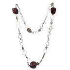 Mookaite Jasper Necklace - One of a Kind Statement Design by Tg-Jewellery By Tamara Gervasio (mookaite-jasper-necklace-recycle-sterling-silver-one-of-a-kind-handmade-design)