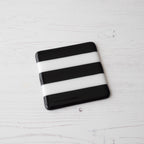 10cm Striped Dual Coloured Coaster - Bullseye Collection