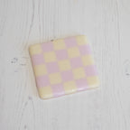 10cm Chequered Dual Coloured Coaster - Bullseye Collection