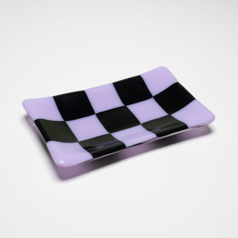 15x8cm Chequered Dual Coloured Medium Tray - Bullseye Collection