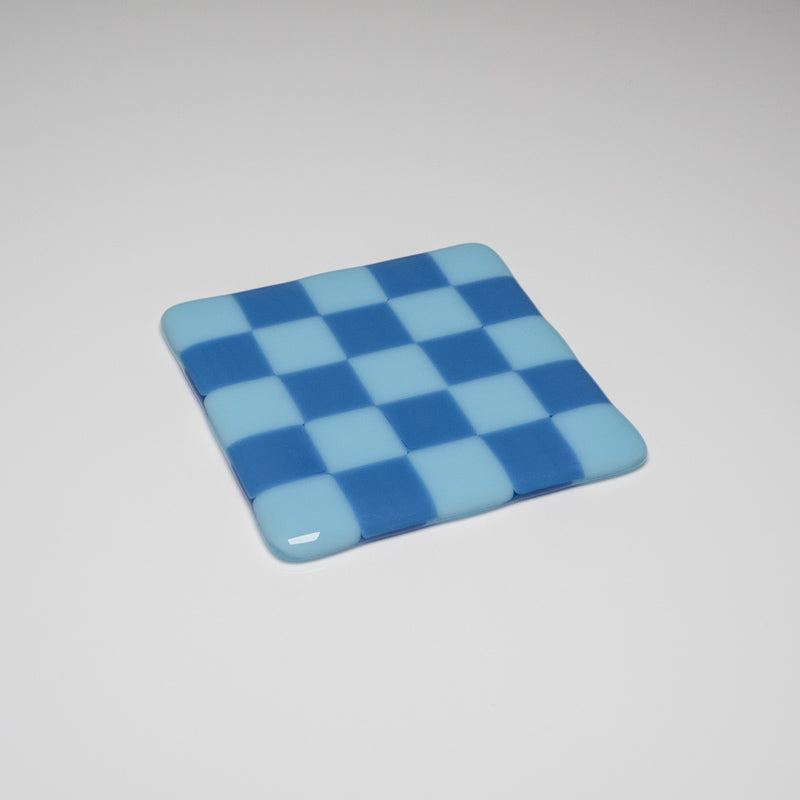 10cm Chequered Dual Coloured Coaster - Bullseye Collection
