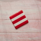 10cm Striped Dual Coloured Coaster - Bullseye Collection