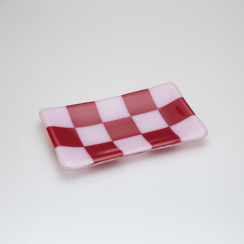 15x8cm Chequered Dual Coloured Medium Tray - Bullseye Collection