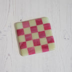 10cm Chequered Dual Coloured Coaster - Bullseye Collection