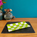 21x12cm Chequered White/Colour Large Tray - Bullseye Collection