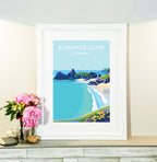Kynance Cove Print Turquoise Waters | BeckyBettesworth