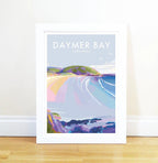 Daymer Bay Seaside Print – Vintage Travel Poster by BeckyBettesworth (daymer-bay)