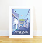 Appledore Vintage Travel Poster Devon | BeckyBettesworth