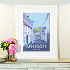 Appledore Vintage Travel Poster Devon | BeckyBettesworth