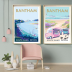 Bantham Buses Limited Edition Print 100 Copies | BeckyBettesworth