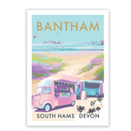 Bantham Buses Limited Edition Print 100 Copies | BeckyBettesworth
