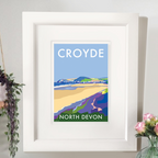 Croyde Travel Poster North Devon | BeckyBettesworth