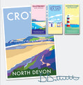 Croyde Travel Poster North Devon | BeckyBettesworth