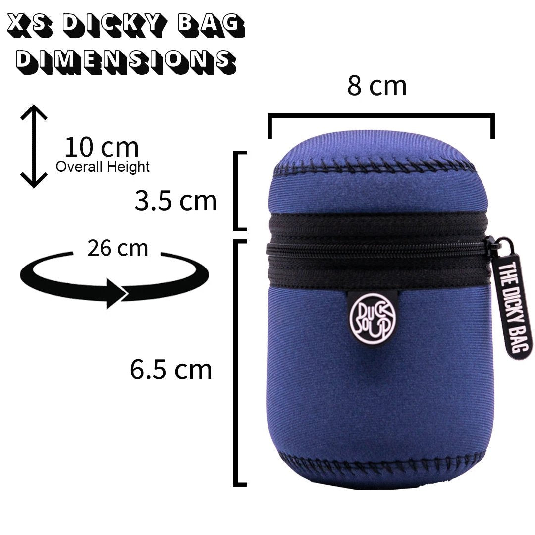 Dog Poo Bag Holder – Waterproof Neoprene for Coastal Walks by Dicky Bag (red-dot-dicky-bag)