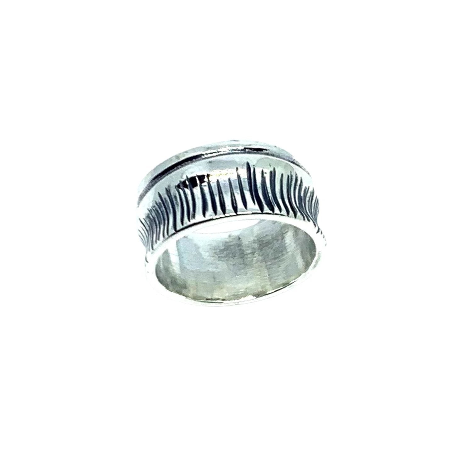 Sterling Silver Statement Ring - Handcrafted Barrel Design by Tg-Jewellery By Tamara Gervasio (barrel-ring-unique-handcrafted-sterling-silver-statement-ring)