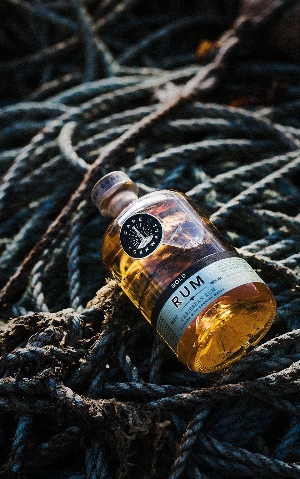 Cornish Gold Rum – Hand-Crafted with Caribbean Heritage 70cl by Cape Cornwall Rum Company (cape-cornwall-gold-rum-70cl)