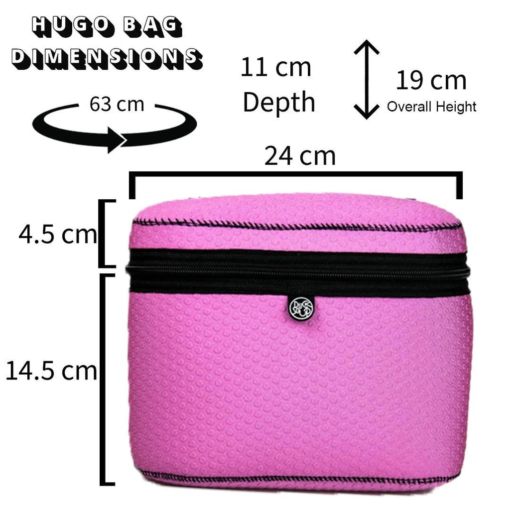 Neoprene Bag – Waterproof Storage for Dog Walks & Outdoor Adventures by Dicky Bag (red-neo-skin-hugo-bag)
