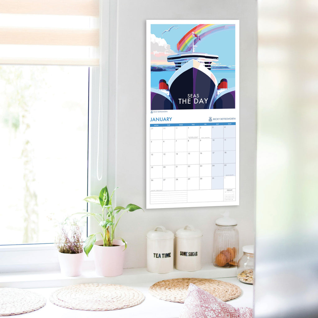 2026 Vintage Style Poster Art Calender