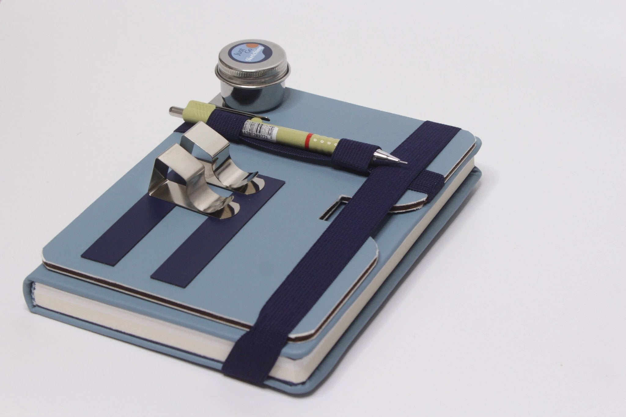 Sketching Kit A5 – Portable Artist Set for Outdoor Drawing by JustGoSketching (a5-justgosketching-kit-no-paints-40-pages-sketching-companion-board-8-6-in)