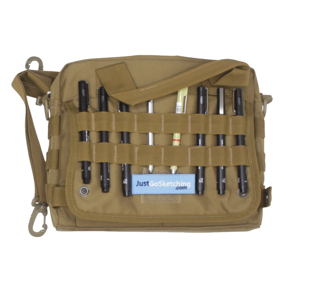 Sketching Case - Protects On The Go - Military-Grade Nylon Large - JustGoSketching
