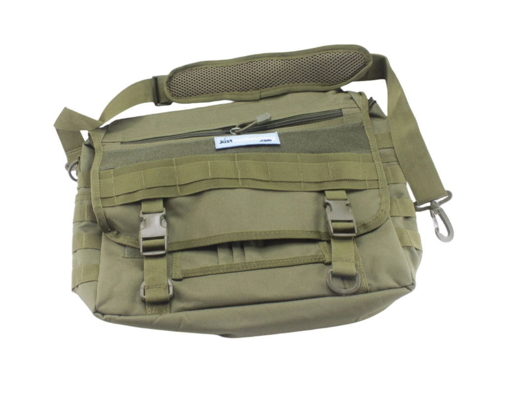 Sketching Shoulder Bag - Total Protection - Mil-Nylon - Large - JustGoSketching by JustGoSketching (military-grade-nylon-sketching-shoulder-bag-large-water-resistant-art-pen-organizer)