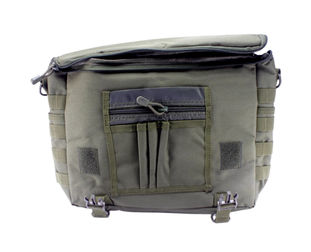 Sketching Shoulder Bag - Total Protection - Mil-Nylon - Large - JustGoSketching by JustGoSketching (military-grade-nylon-sketching-shoulder-bag-large-water-resistant-art-pen-organizer)