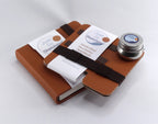Travel Art Kit – Compact 5x5" Waterford Cotton Sketching Set by JustGoSketching (5-5-justgosketching-kit-no-paints-40-pages-sketching-companion-board-square-kit)