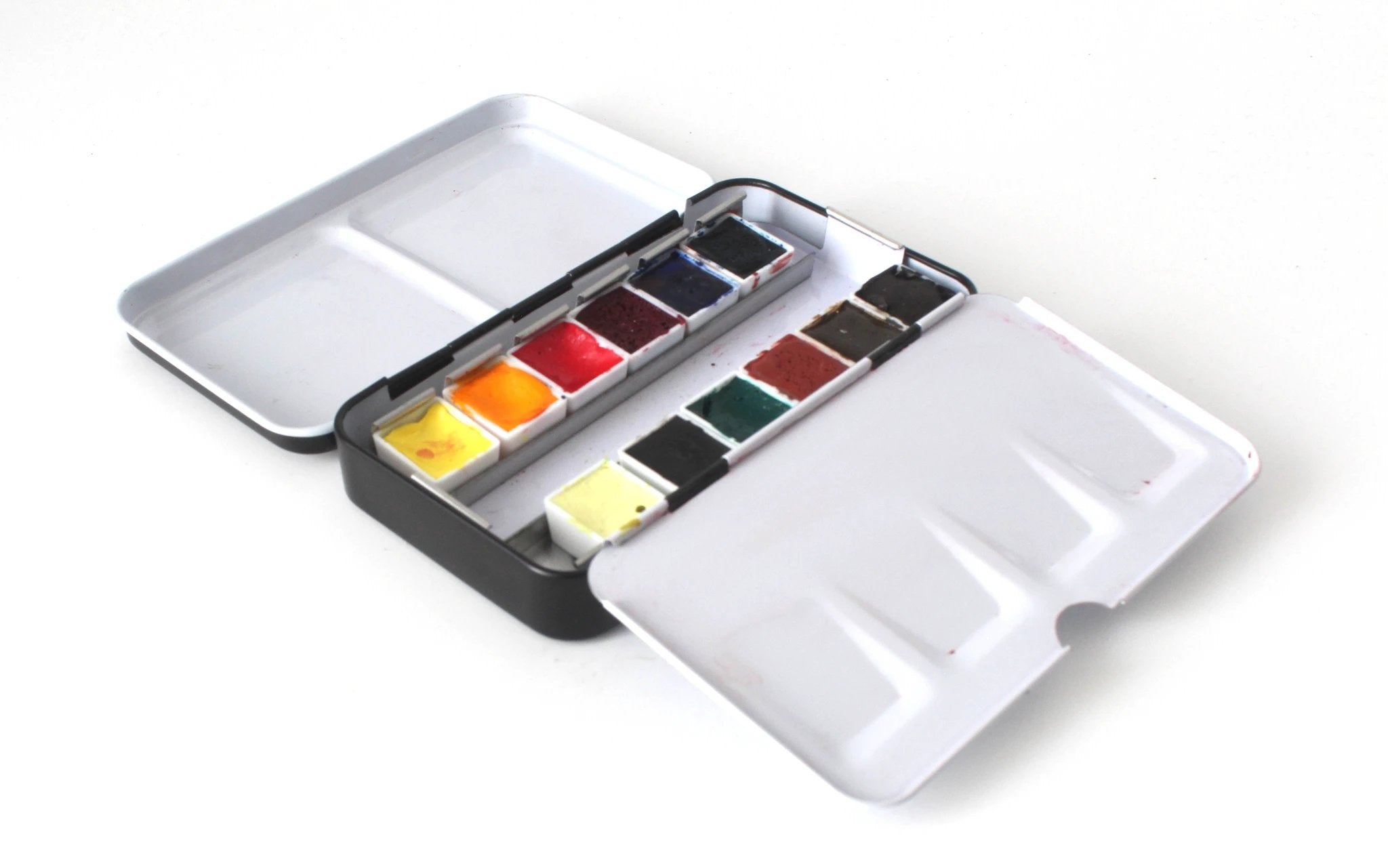 Travel Palette-On-The-Go Colour-Magnetic-Compatible-12-Half-Pan-JustGoSketching by JustGoSketching (12-half-pan-travel-palette-box-magnetic-compatible-justgosketching-companion-add-on)