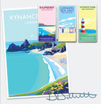 Kynance Cove Print Turquoise Waters | BeckyBettesworth