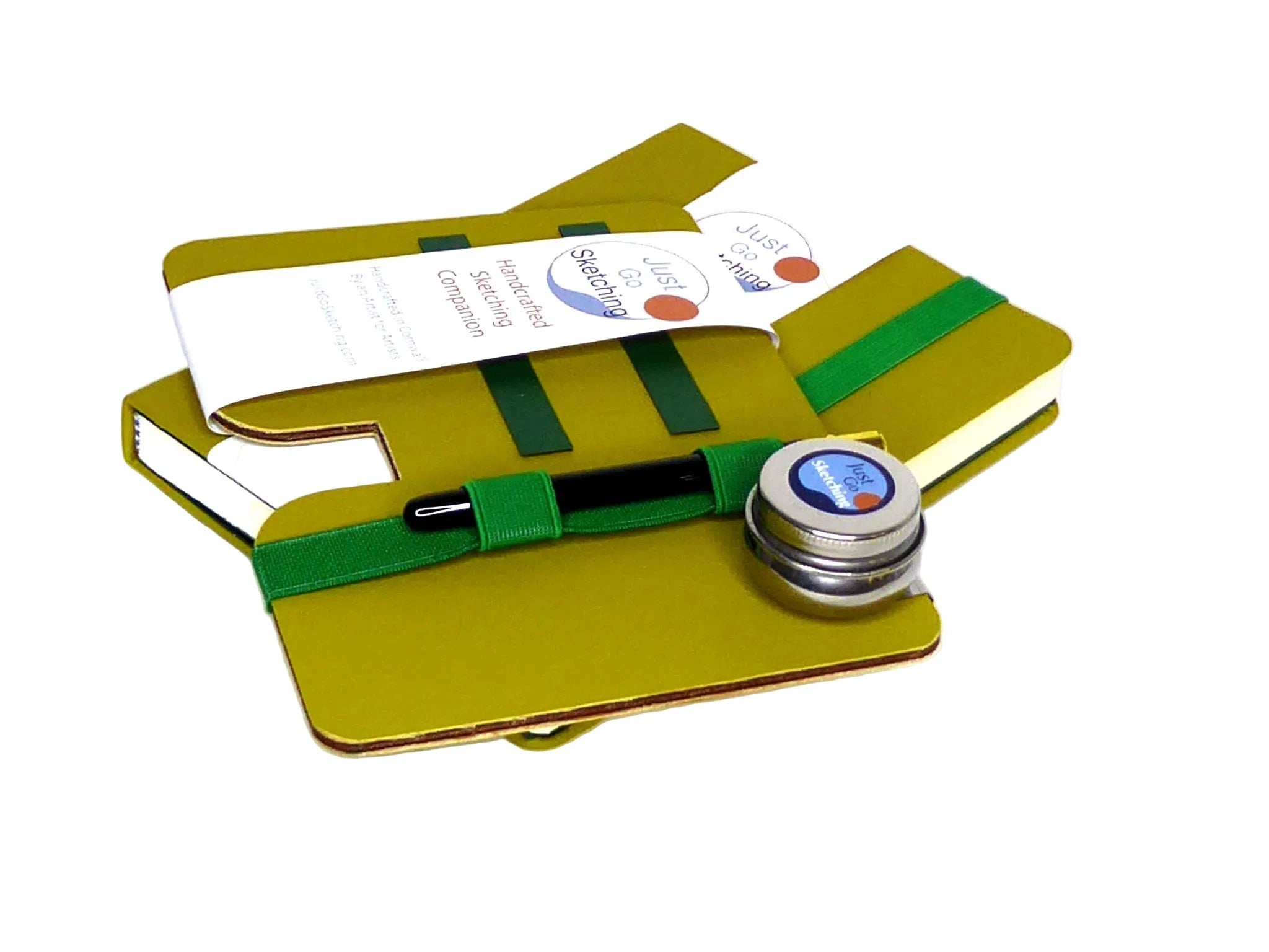 Sketching Kit A5 – Portable Artist Set for Outdoor Drawing by JustGoSketching (a5-justgosketching-kit-no-paints-40-pages-sketching-companion-board-8-6-in)