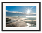 Cornwall Art Print – Camel Estuary Aerial View on Matte Paper by Cornwall Prints (low-clouds-at-camel-estuary-padstow)