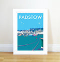 Padstow Travel Poster – Vintage Railway Style Cornwall Print by BeckyBettesworth (padstow)