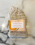 Turmeric Soap – Handmade Orange & Turmeric Cleansing Bar by Kernow Soap (turmeric-orange-soap)