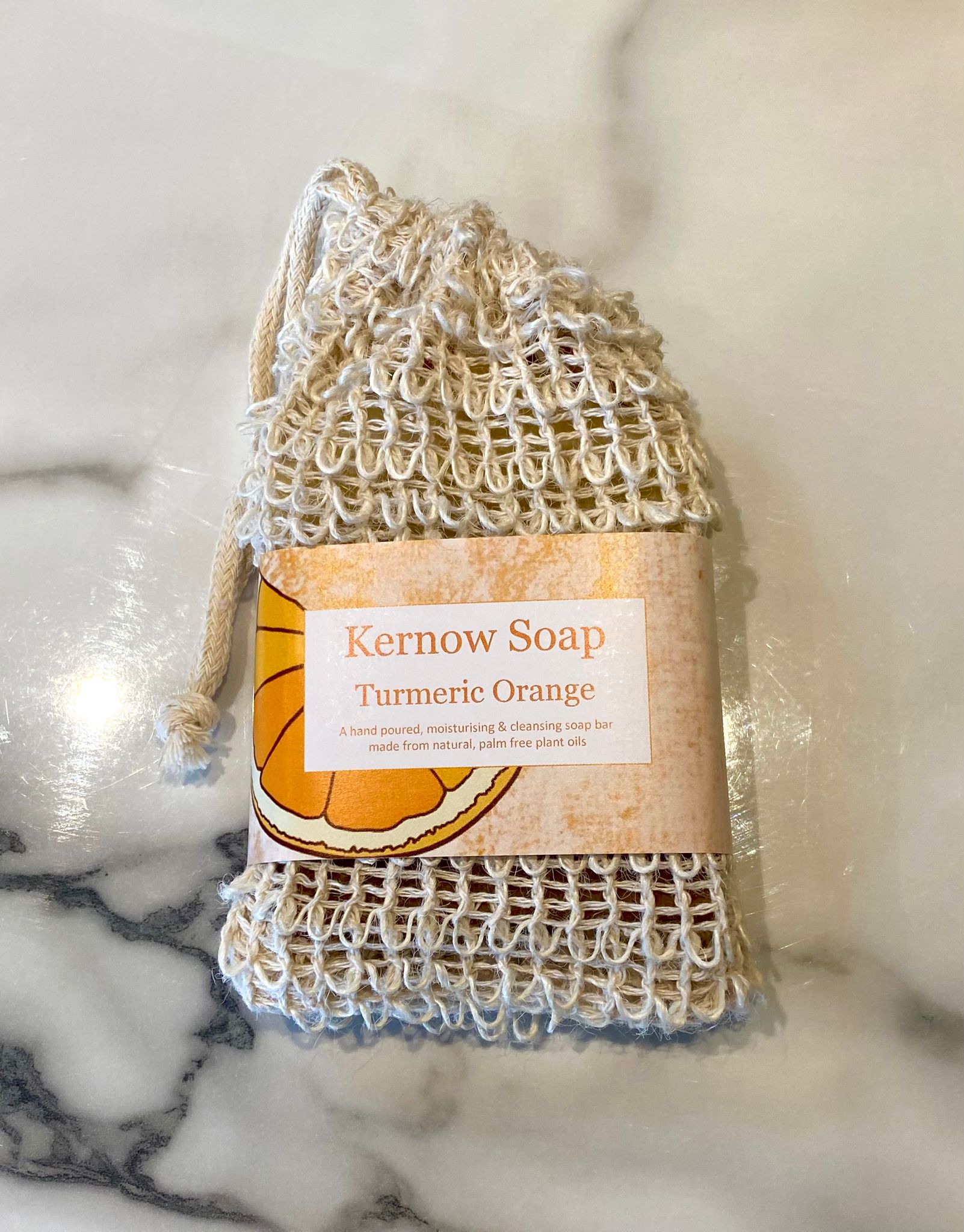 Turmeric Soap – Handmade Orange & Turmeric Cleansing Bar by Kernow Soap (turmeric-orange-soap)